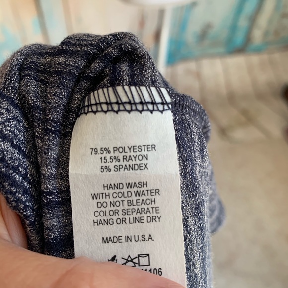 Midi sleeveless dress button detail space-dye - Picture 4 of 5